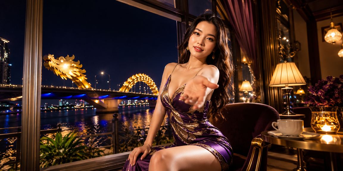 Người dùng Đà Nẵng trải nghiệm nền tảng 9bi trên điện thoại tại quán cà phê